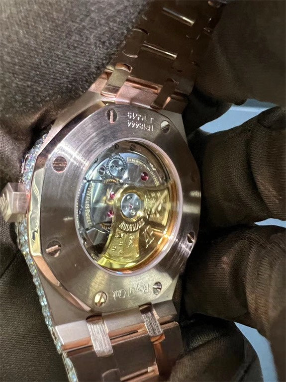 Royal Oak VVS1 Moissanite 41mm 'Rose Gold'