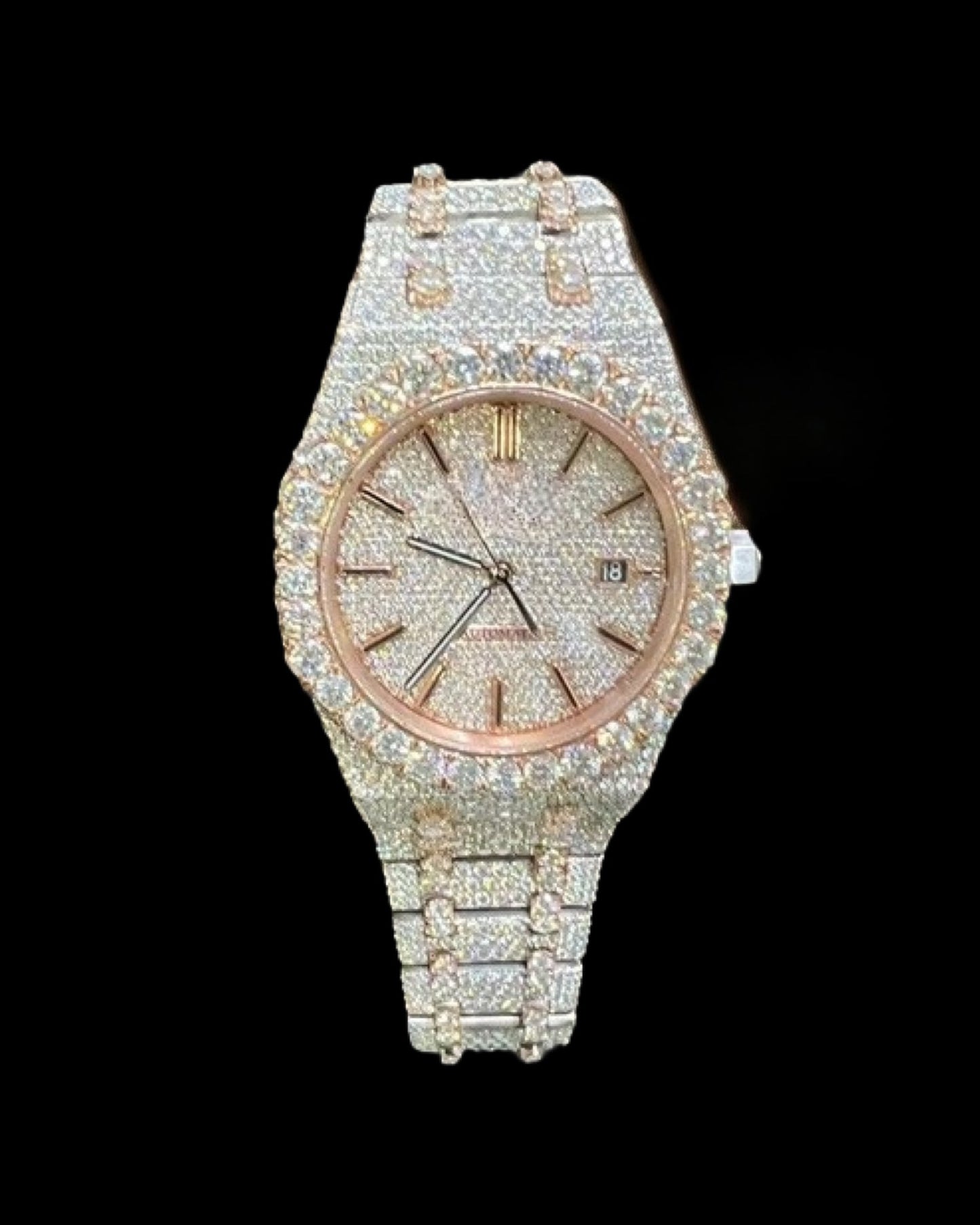 Royal Oak VVS1 Moissanite 41mm Two-Tone 'Rose Gold'