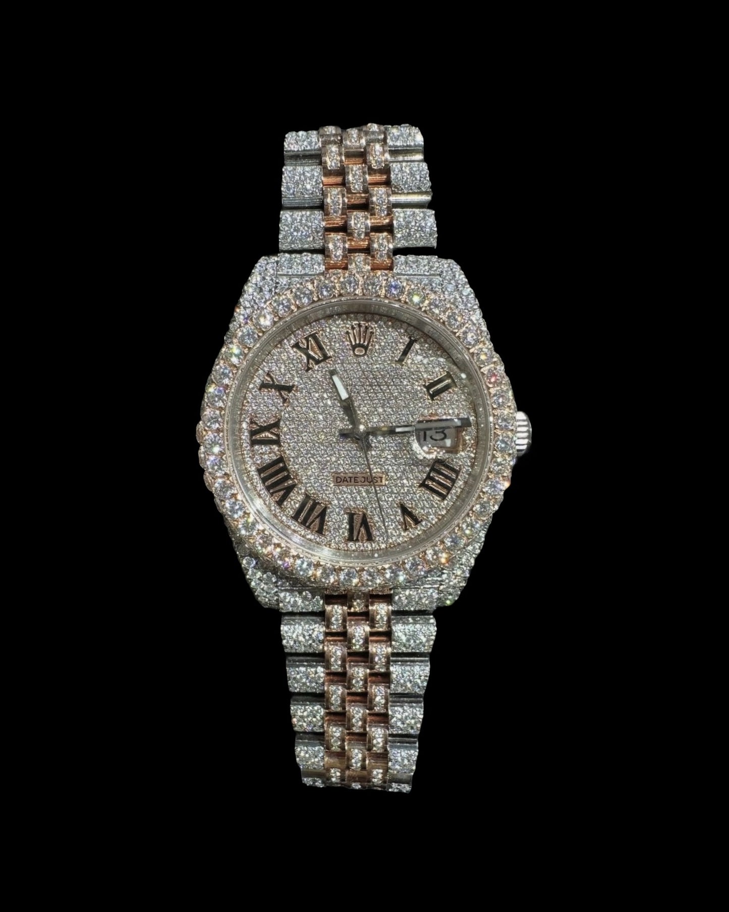 Presidential VVS1 Moissanite 41mm 'Rose Gold'