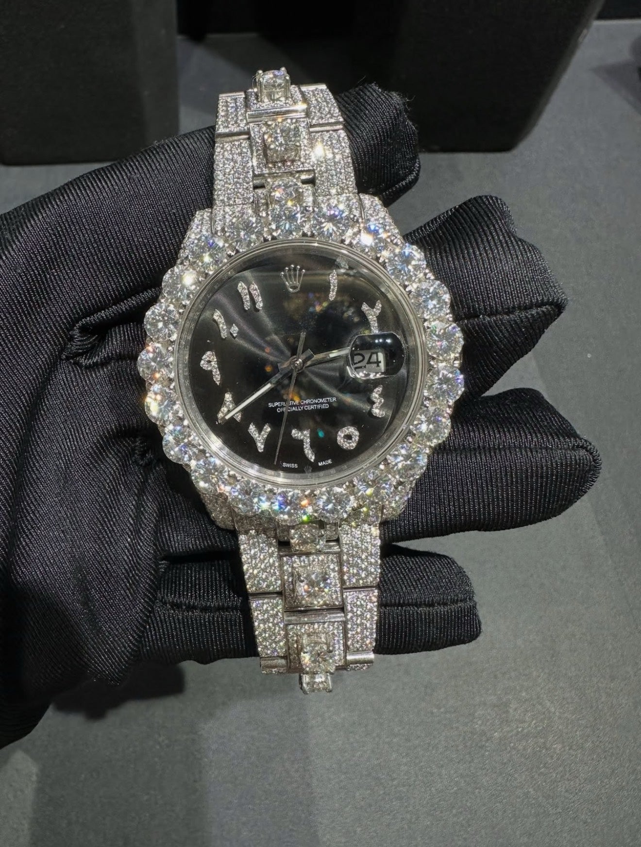 Presidential VVS1 Moissanite 41mm 'White'