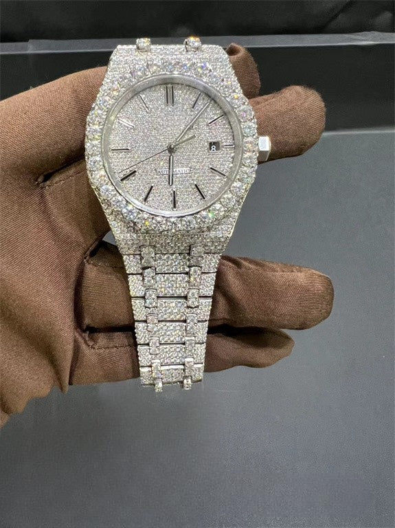 Royal Oak VVS1 Moissanite 41mm Two-Tone 'White'