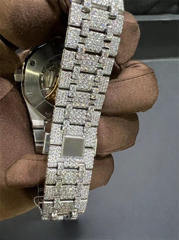 Royal Oak VVS1 Moissanite 41mm Two-Tone 'White'