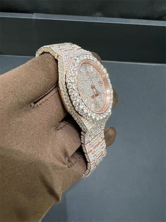 Royal Oak VVS1 Moissanite 41mm 'Rose Gold'