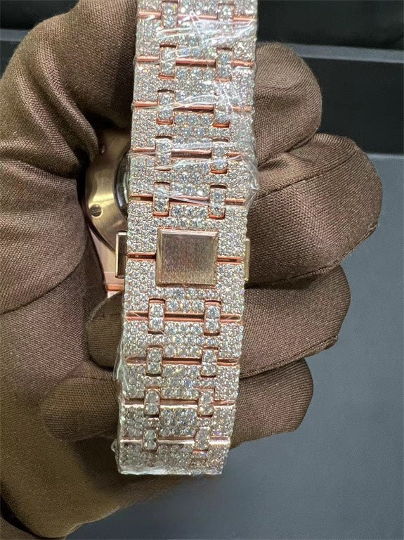 Royal Oak VVS1 Moissanite 41mm 'Rose Gold'