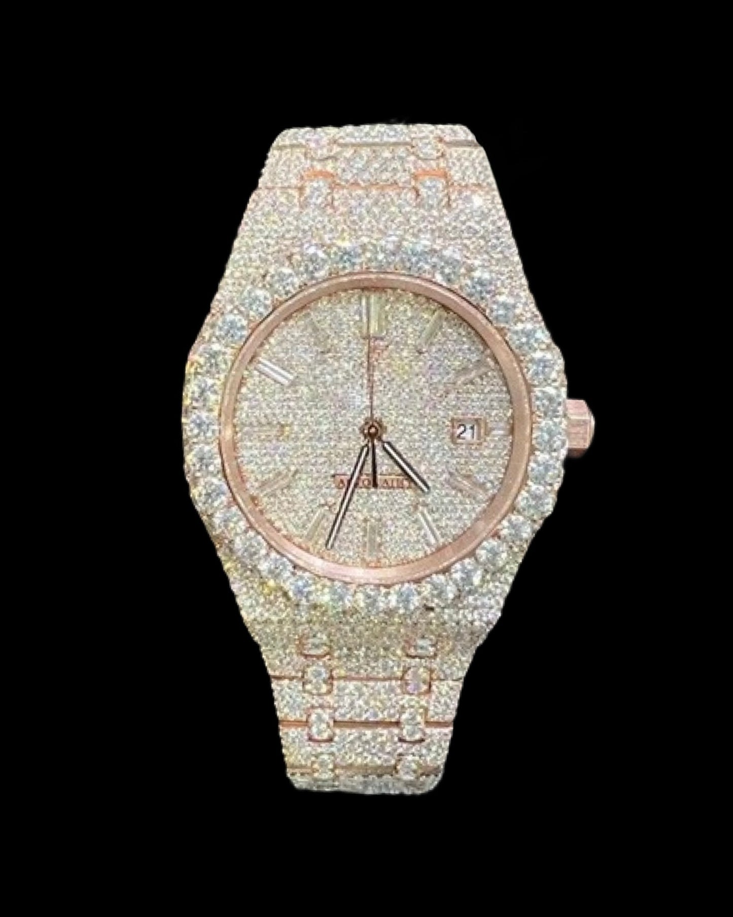 Royal Oak VVS1 Moissanite 41mm 'Rose Gold'