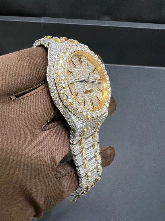 Royal Oak VVS1 Moissanite 41mm Two-Tone 'White Gold'