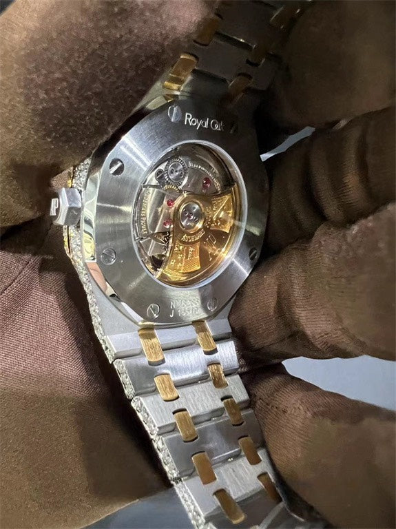 Royal Oak VVS1 Moissanite 41mm Two-Tone 'White Gold'