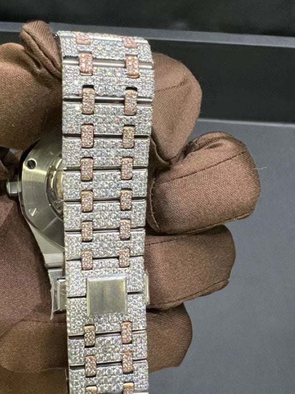 Royal Oak VVS1 Moissanite 41mm 'Rose Gold'
