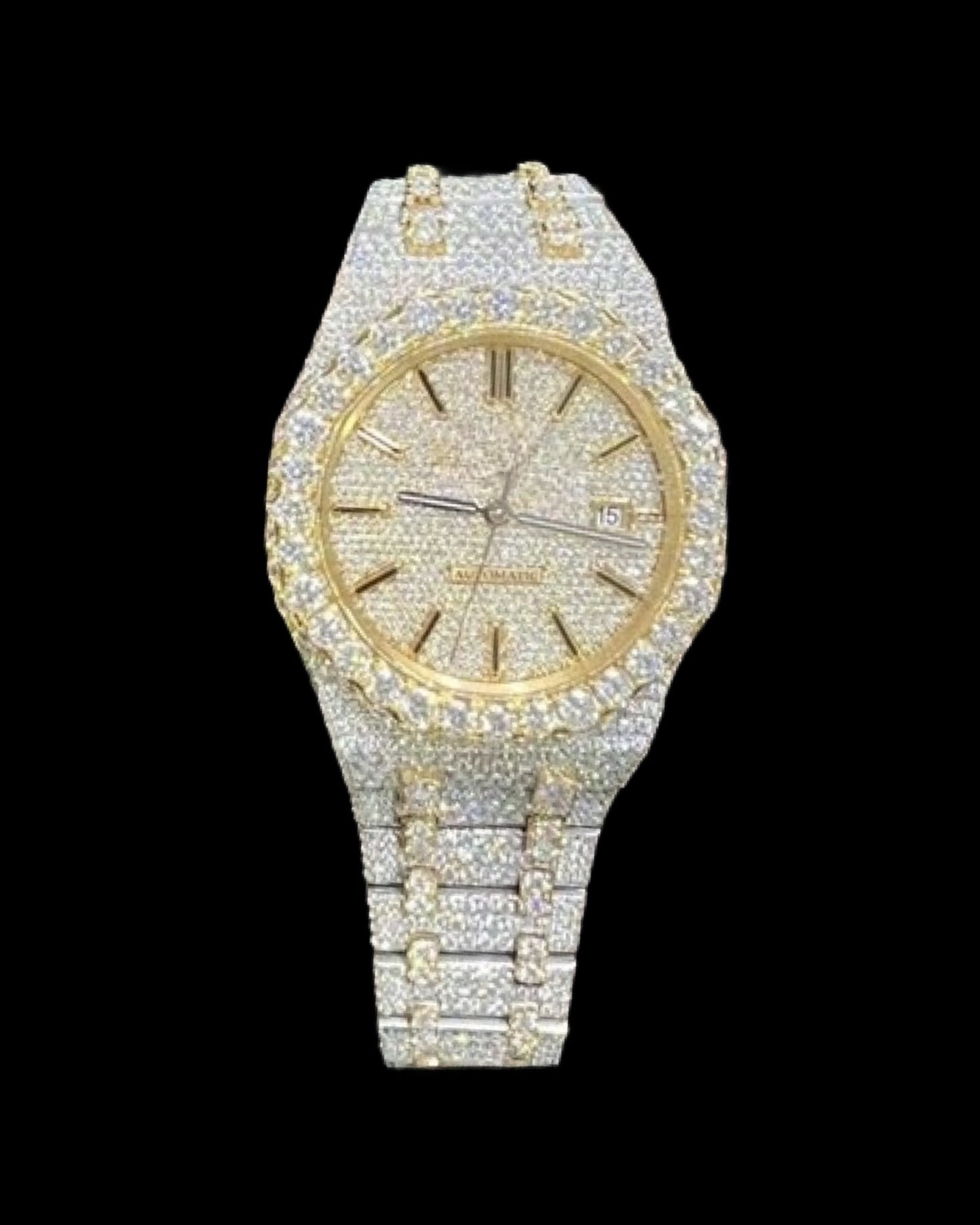 Royal Oak VVS1 Moissanite 41mm Two-Tone 'White Gold'