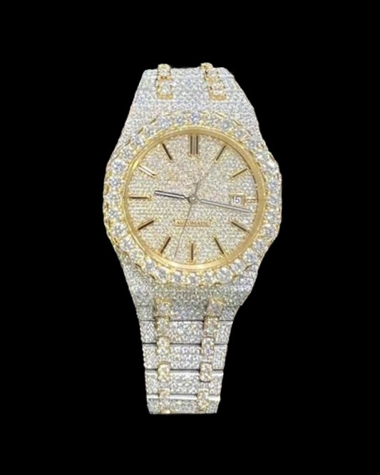 Royal Oak VVS1 Moissanite 41mm Two-Tone 'White Gold'