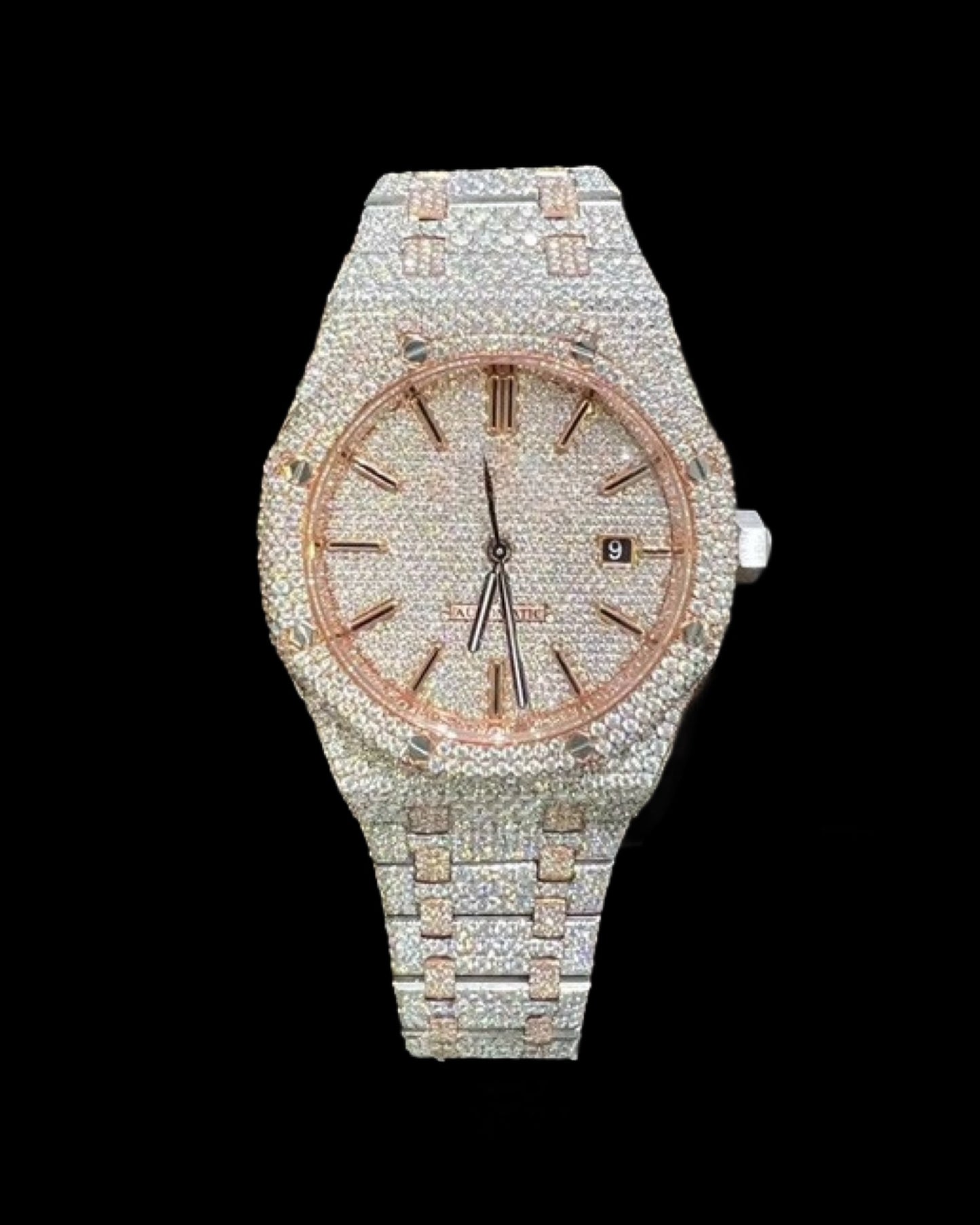 Royal Oak VVS1 Moissanite 41mm 'Rose Gold'
