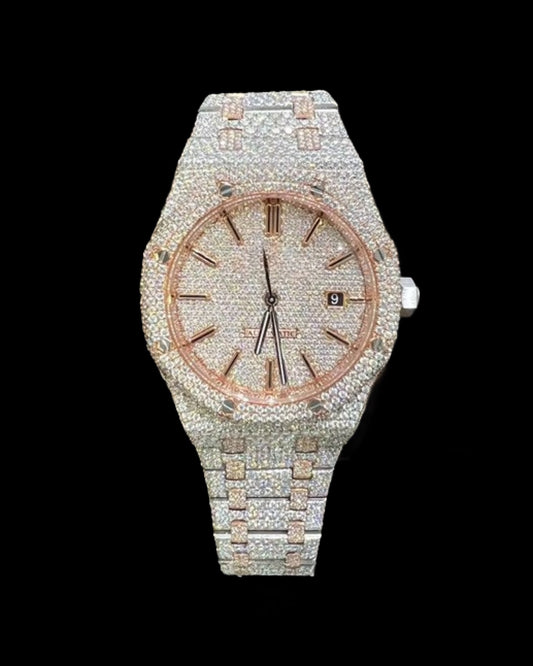 Royal Oak VVS1 Moissanite 41mm 'Rose Gold'