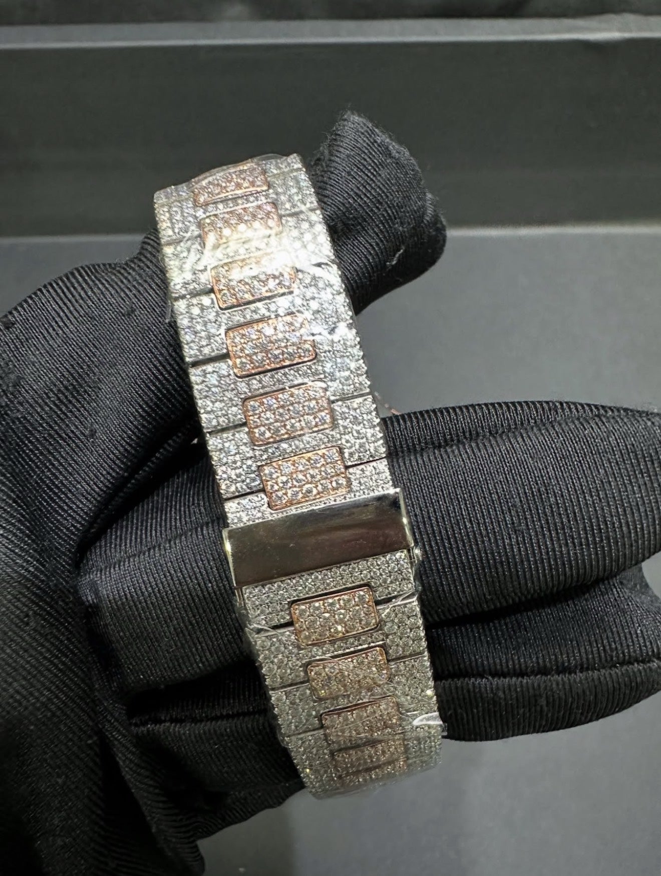 Nautilus VVS1 Moissanite 41mm 'Rose Gold'