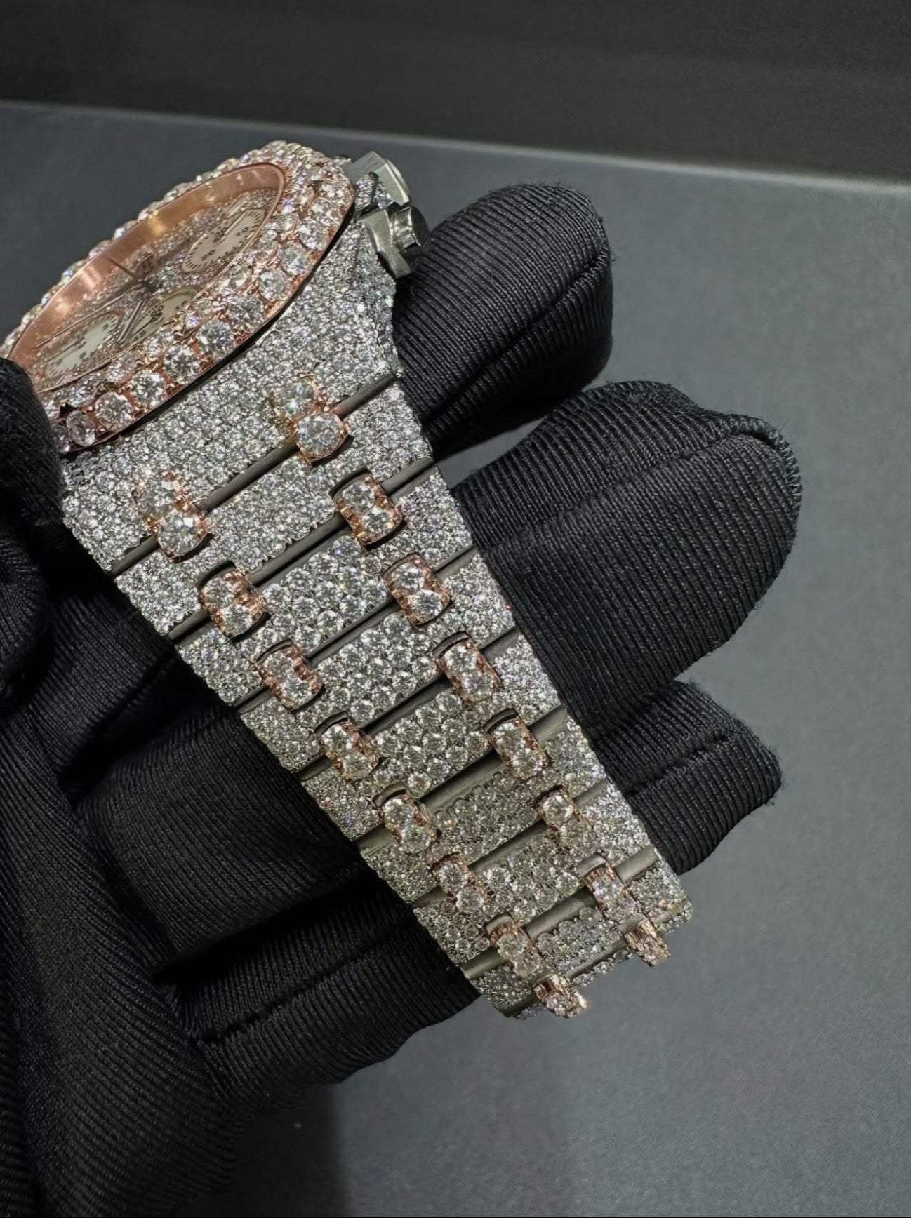 Royal Oak VVS1 Moissanite 41mm 'Rose Gold'