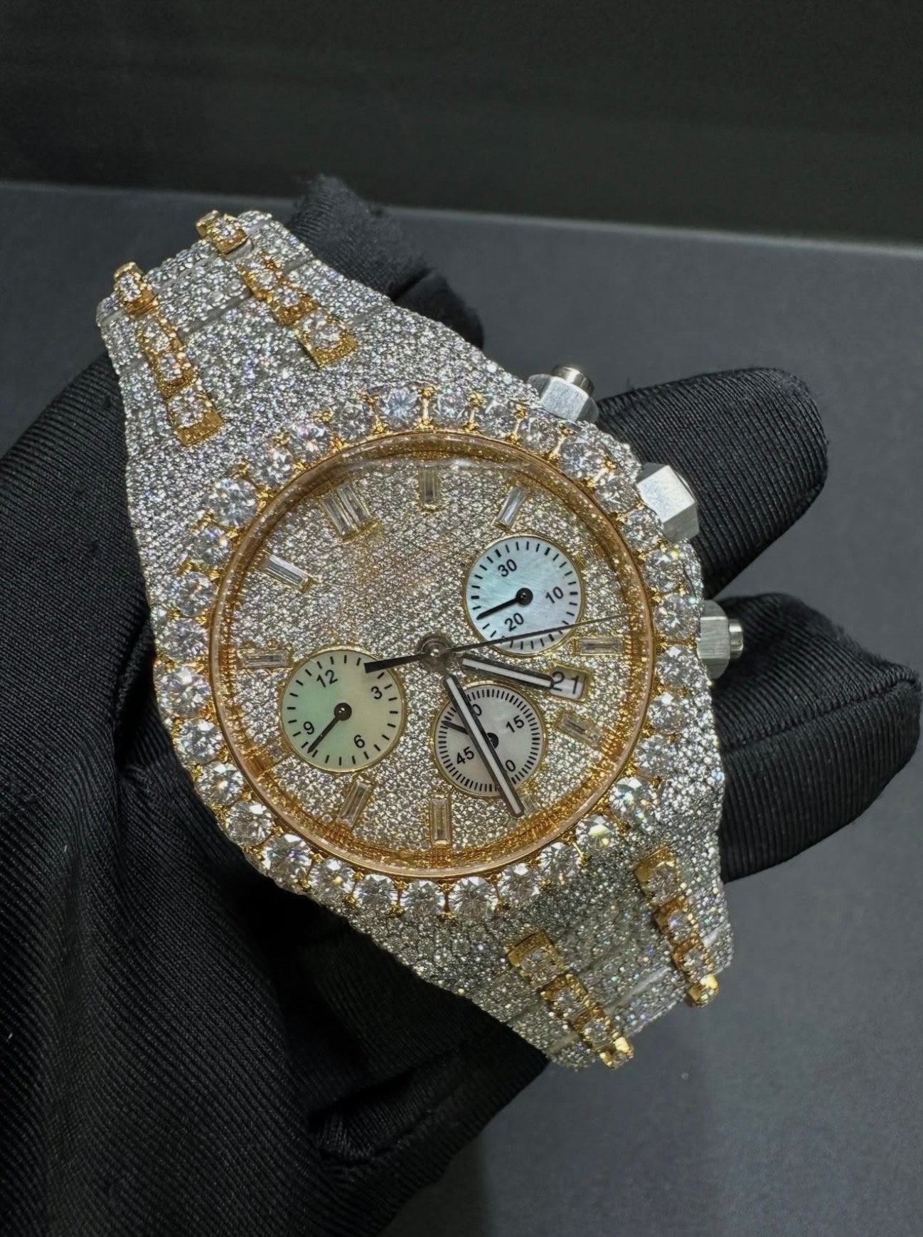 Royal Oak VVS1 Moissanite 41mm 'Gold'