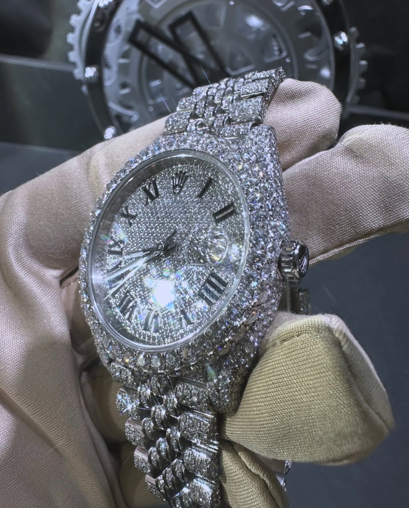 Presidential VVS1 Moissanite 41mm 'White'