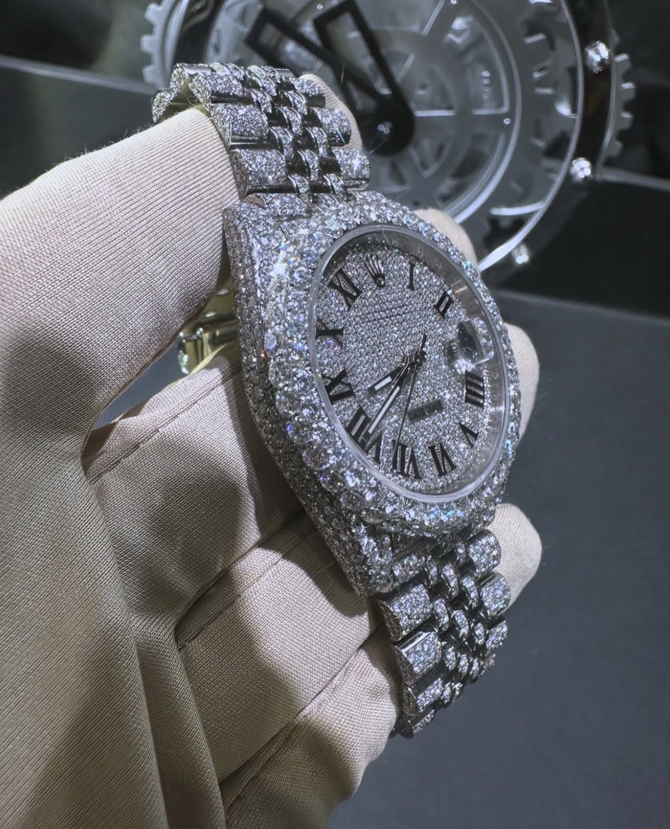 Presidential VVS1 Moissanite 41mm 'White'