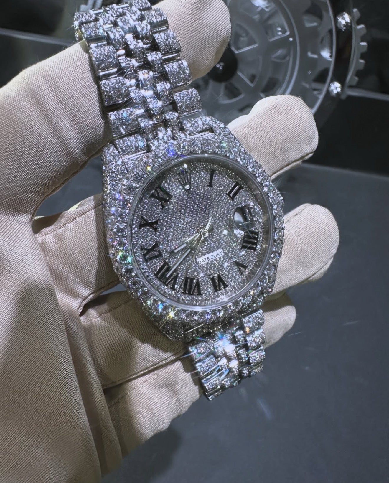 Presidential VVS1 Moissanite 41mm 'White'