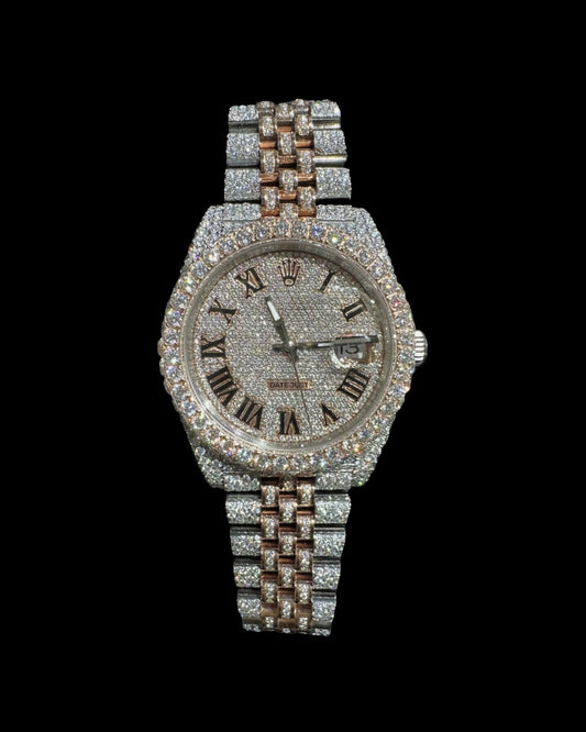 Presidential VVS1 Moissanite 41mm 'Rose Gold'
