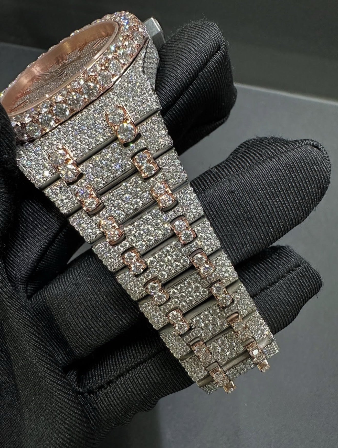 Royal Oak VVS1 Moissanite 41mm Two-Tone 'Rose Gold'