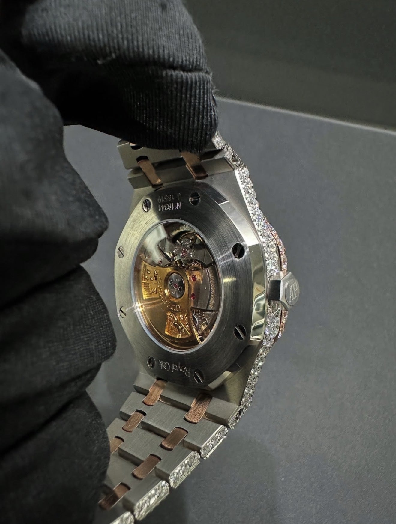 Royal Oak VVS1 Moissanite 41mm Two-Tone 'Rose Gold'