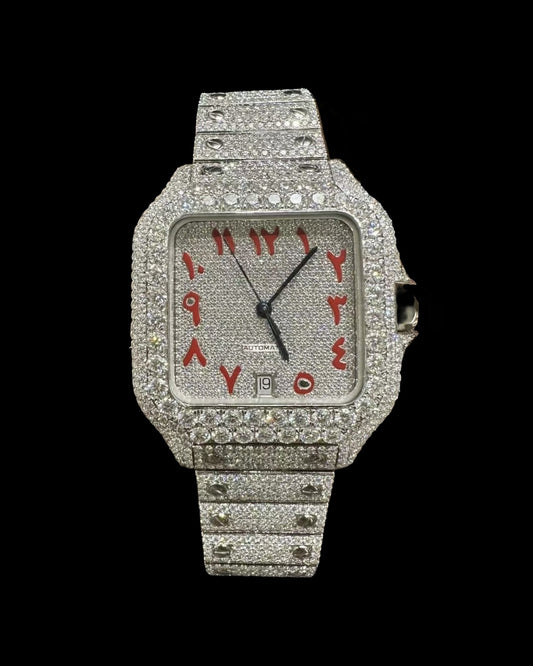 Santos VVS1 Moissanite 41mm 'White'