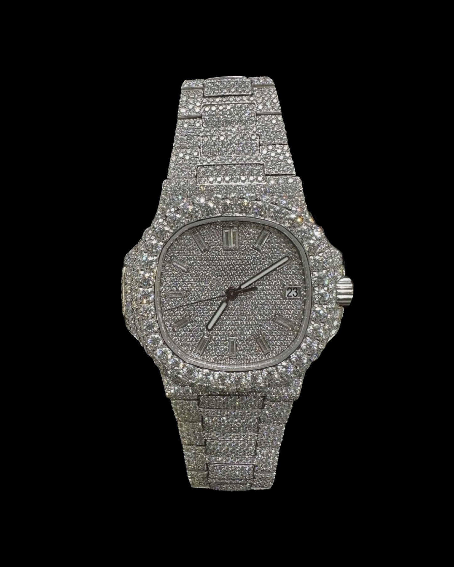 Nautilus VVS1 Moissanite 41mm 'White'