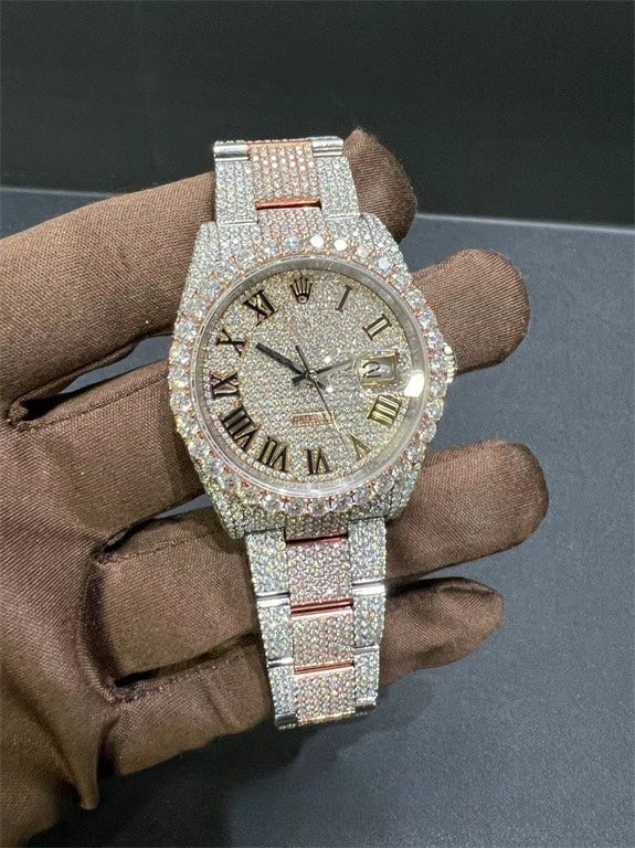 Presidential VVS1 Moissanite 41mm 'Rose Gold'