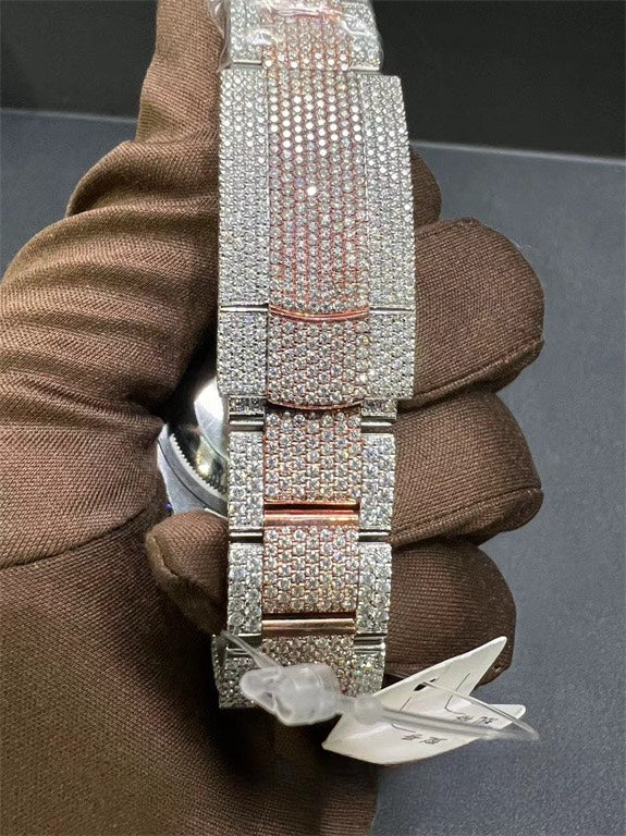 Presidential VVS1 Moissanite 41mm 'Rose Gold'